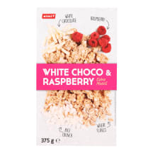 Müsli Extra White Choco&Raspberry Rimi 375g