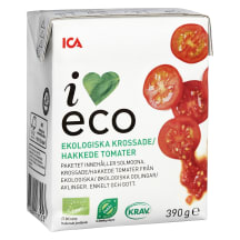 Mahetomatid tükeldatud I Love Eco 390g