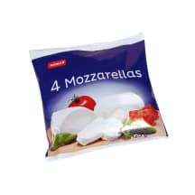 Juust Rimi Mozzarella (4x125g) 500g