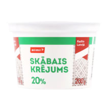 Skābais krējums Rimi 20% 200g