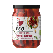 Saulėje džiov. pomidorai I LOVE ECO, 135g/75g
