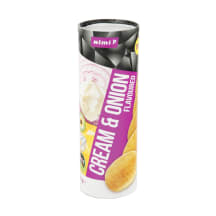 Kartupeļu čipsi Rimi skābā krēj., sīpolu 100g