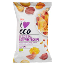 Mahedad juurviljakrõpsud I love eco 100g