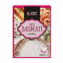 BASMATI ryžiai RIMI PLANET, 4x125 g