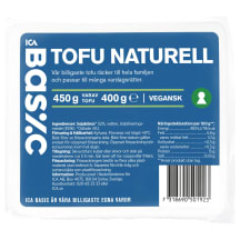 Tofu naturaalne ICA Basic 450g