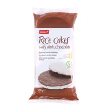 Riisivahvlid tumeda šokolaadiga Rimi 100g