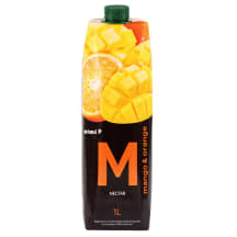 Apelsinų ir mangų nektaras RIMI, 50 %, 1 l
