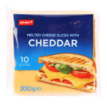 Lydytas sūris su čederiu RIMI, riek., 200 g