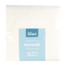 Salvrätikud Rimi Smart 33x33cm 100tk valge