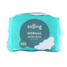 Pikad hügieenisidemed Normal Salling tiibadega, lõhnastamata 20tk