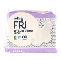 Hügieenisidemed Super Salling Fri tiibadega, lõhnastamata 10tk