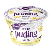 Koorene vanilje puding Farmi 230g