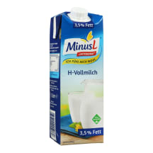 Pienas be laktozės MINUS L, UAT, 3,5 %, 1 l
