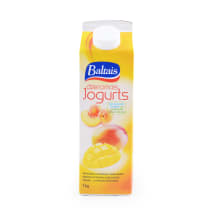 Dzer. jogurts Baltais ar persiku un mango 1kg
