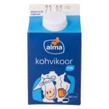 Kohvikoor 10%, ALMA, 380 ml