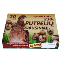 Putpelių kiaušiniai, 1 pak. (20 vnt.)