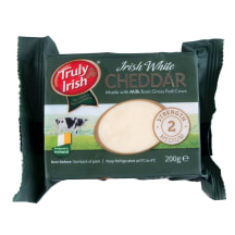 Airišk. čederio sūris TRULY IRISH, 50%, 200g