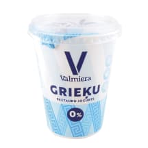 Grieķu jogurts Valmiera dabīgs 0% 370g