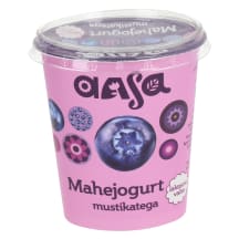 Mahejogurt mustikatega Aasa 370g