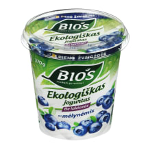 Ek. jogurtas be lakt. su mėl. BIOS ,3,1%,370g
