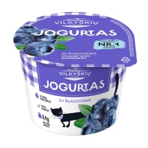 VILKYŠKIŲ jogurtas su šilauogėmis, 3,5 %,200g