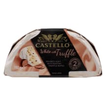 Baltais siers Castello ar trifelēm 150g
