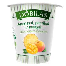 Ekol. jogurtas anan. DOBILAS, 2,5-3,5 %, 300g