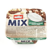 Jogurts Muller mix makadāmijas šok. 4,6% 130g