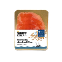Vikelforellifilee külmsuitsu, viilutatud Saare Kala 90g