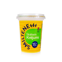 Skābais krējums Smiltene 15% 400g