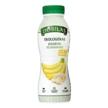 Ekol. jogurtas su bananais DOBILAS, 2,2%,330g
