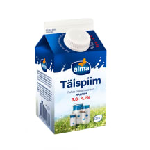 Täispiim 3,8-4,2%, ALMA, 500ml