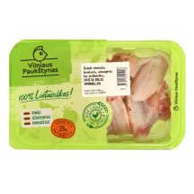 Broilerių dviejų dalių sparnai be antib. 500g