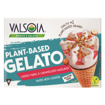 Jäätis pähkli-kirsi vegan Valsoia 472ml/300g