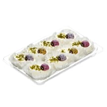 Mini jogurtiniai pyrag.BORUŽĖLĖS 8vnt,160g