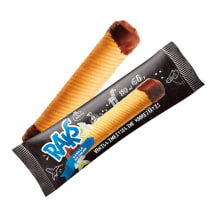 Vanillimaitseline koorejäätis vahvlitorus Raks 110ml/68g