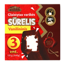 Vanil. sk. SENOLIŲ varšk. sūrelis,21,3%,3x40g