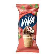 Jäätis maasika-vanilli Super Viva 170ml/98g