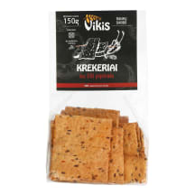 Krekeriai su čili pipirais VIKIS, 150 g