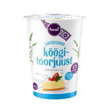 Köögitoorjuust laktoosivaba Farmi 15% 400g