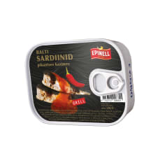 Grillitud sardiinid pikantses kastmes 140g