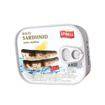 Grillitud sardiinid omas mahlas Epinell 140g