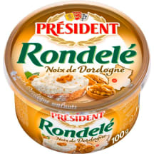 Juust Rondele kreeka pähkli. President 100g