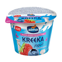 Jogurt kreeka stiilis maasika-mustika, ALMA, 180 g