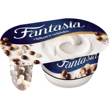 Jogurts Fantasia ar šokolādes bumbiņām 100g