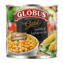 Konservuoti saldieji kukurūzai GLOBUS, 340g