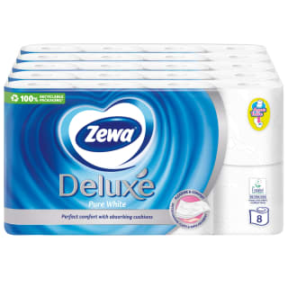 Tualetinis popierius ZEWA DELUXE WHITE, 3 sl., 40 rit.