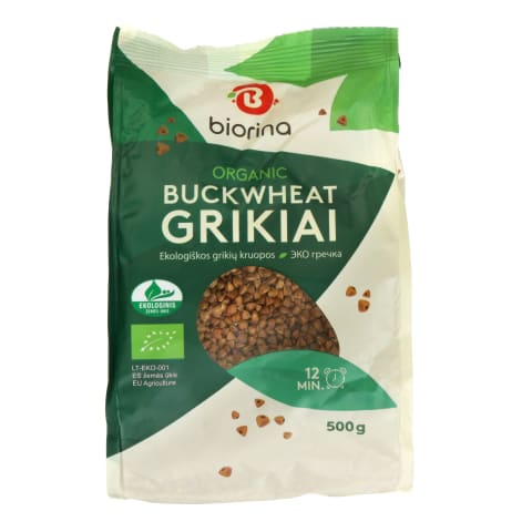 Ekologiški grikiai BIORINA, 500 g