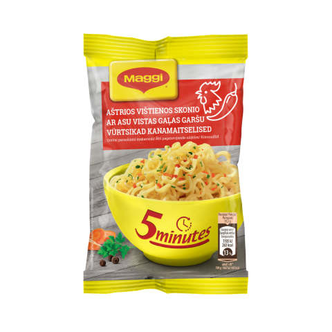 Kiirnuudlid kanalihamaitse. terav Maggi 59,2g