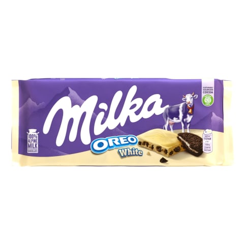 Milka Oreo White piimašokolaad100g